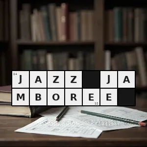 Hasło krzyżówkowe dżezmeni - jazz jamboree – rozwiązanie, synonimy, podpowiedzi i definicje krzyżówkowe